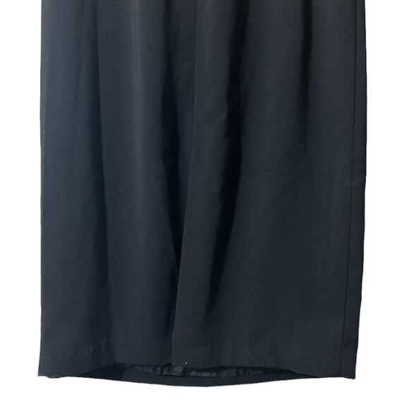 Maggy London Black Nude Lace Scalloped Sleeveless Tank Dress 10 Formal Wedding - Picture 8 of 8